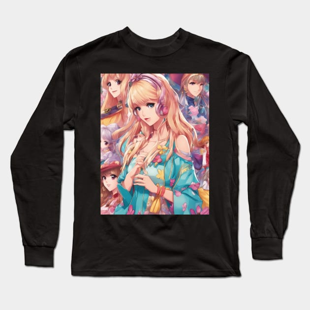 Live It Real Long Sleeve T-Shirt by animegirlnft